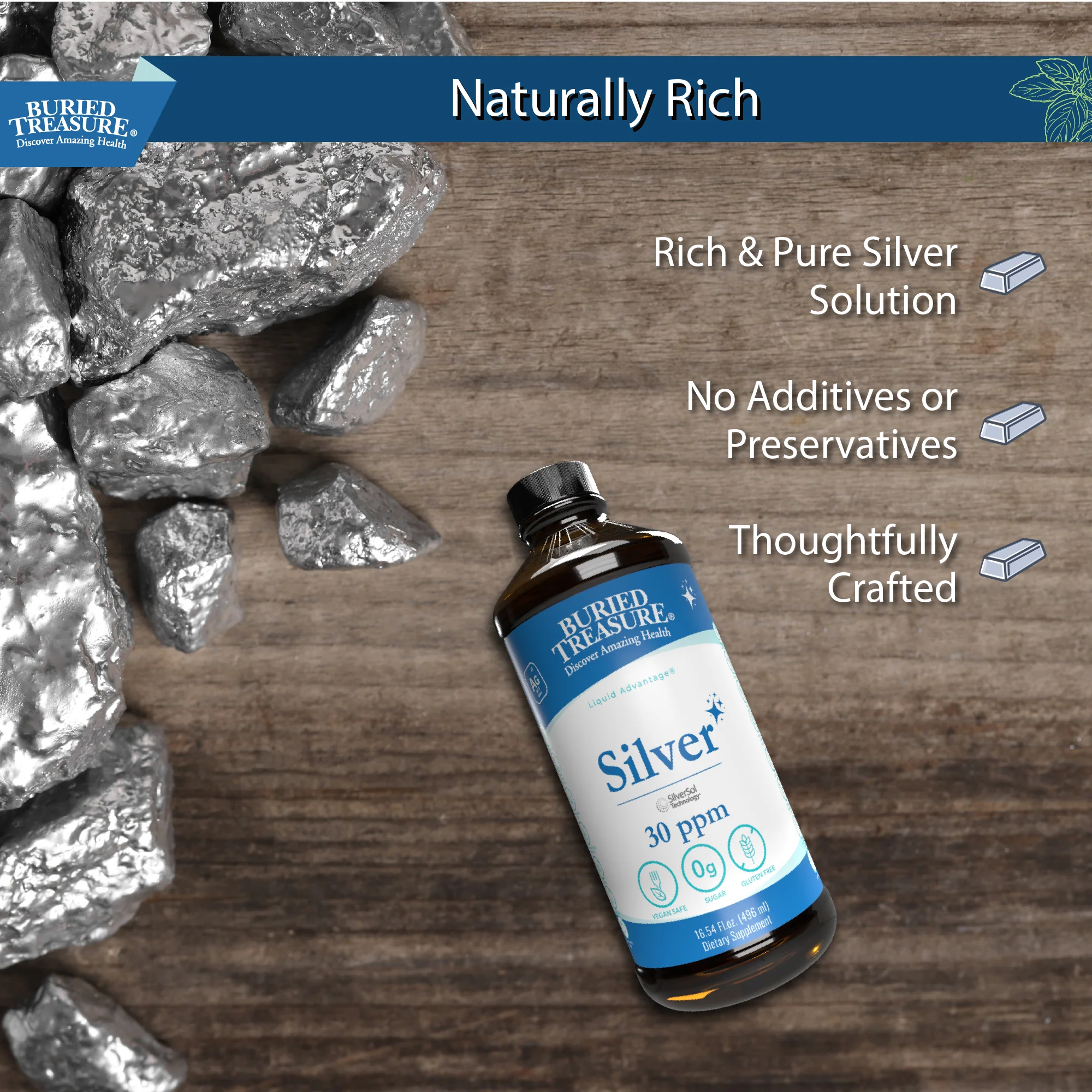 30 ppm Silver Solution - SilverSol Technology, Nano-Sized Silver Particles, Purified Water-Based Formula, Colloidal Silver - 16 oz - Image 6