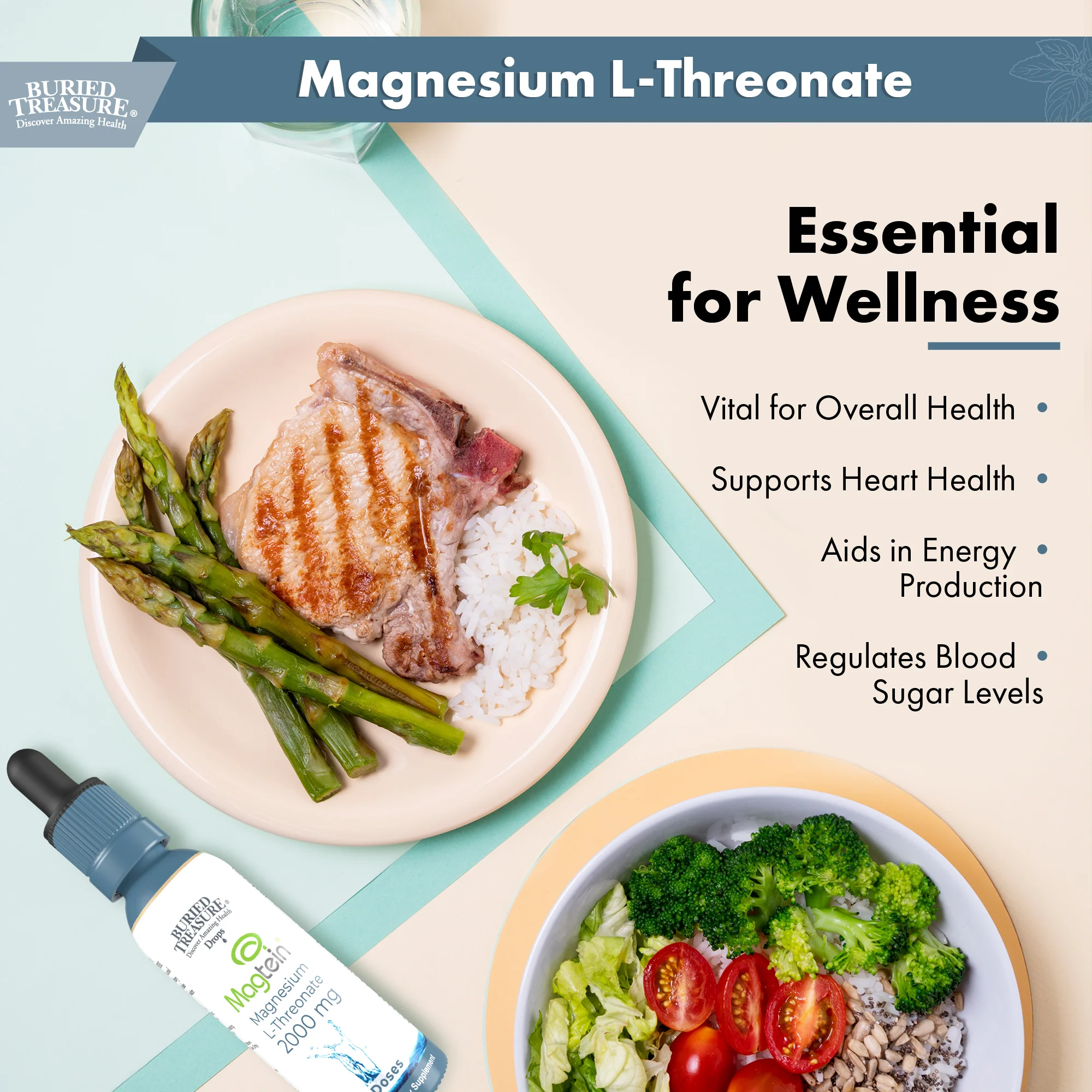 Buried Treasure Liquid Nutrients MagTein Magnesium Drops, 2 oz - Image 4