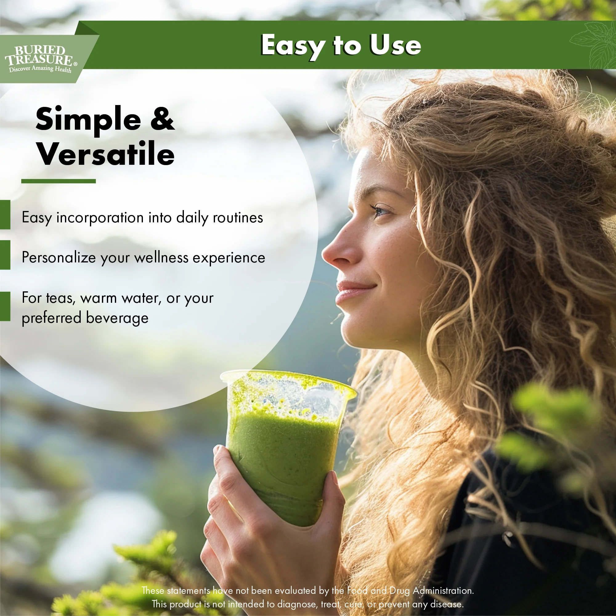 Buried Treasure Liquid Nutrients Chamomile Extract Drops, Alcohol-Free, 2 oz (30 Servings) - Image 6