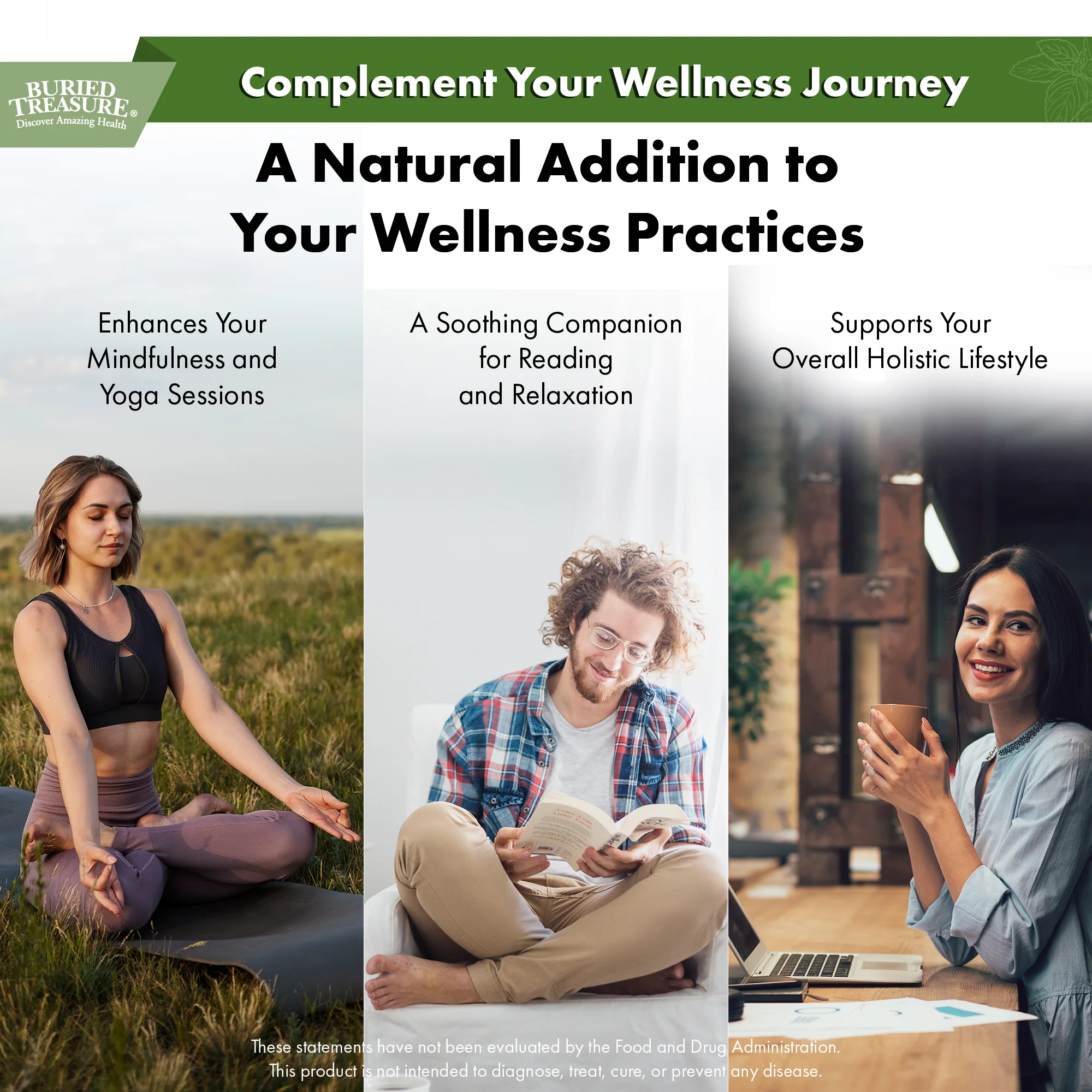 Buried Treasure Liquid Nutrients Chamomile Extract Drops, Alcohol-Free, 2 oz (30 Servings) - Image 7