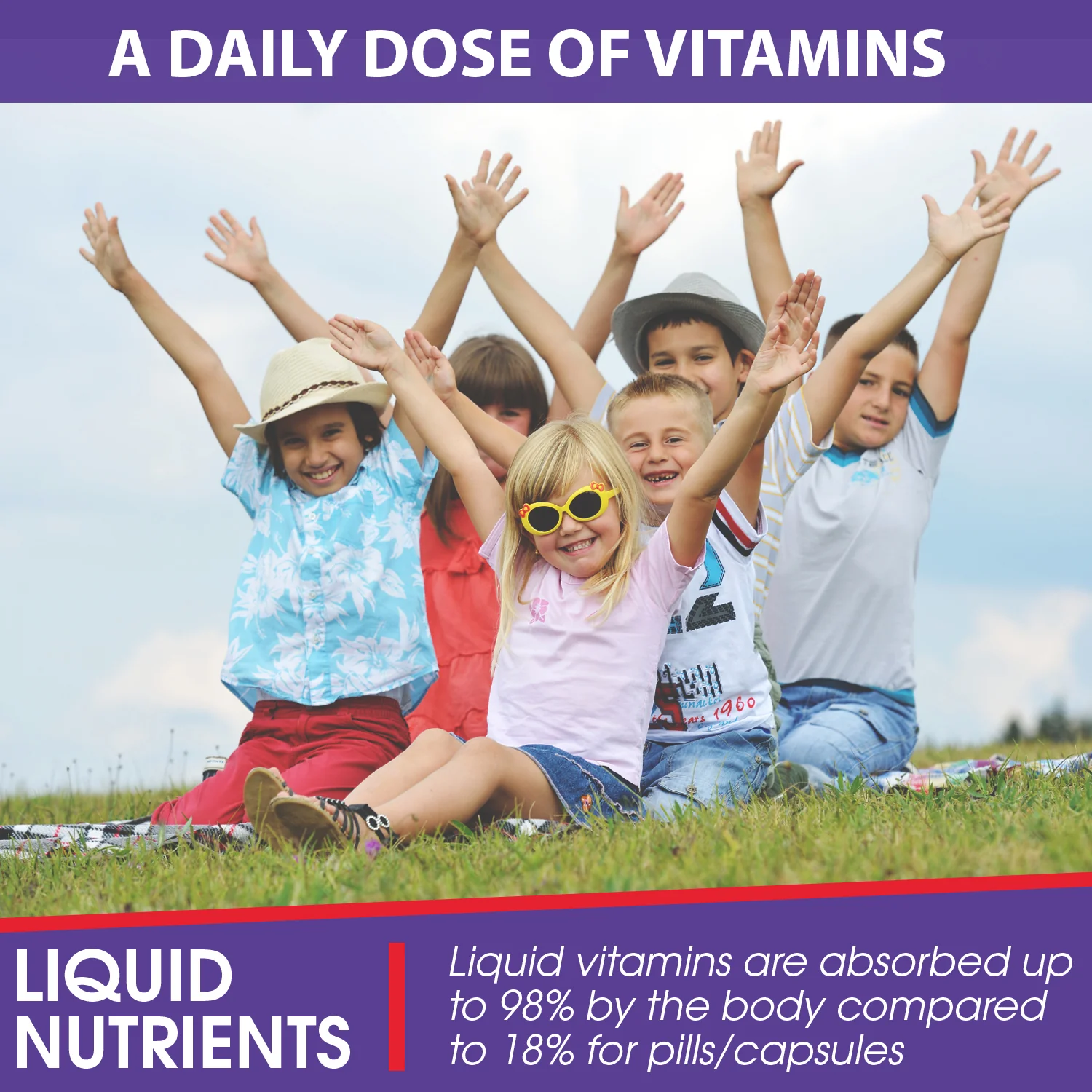 Children's Daily Liquid Multivitamin, Vitamins & Minerals, Natural Fruit Flavors, 16 servings - Image 3