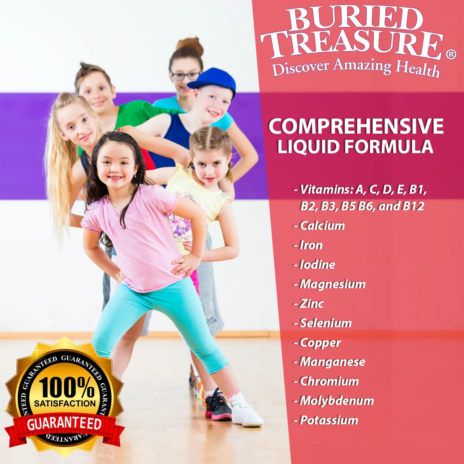 Children's Daily Liquid Multivitamin, Vitamins & Minerals, Natural Fruit Flavors, 16 servings - Image 6