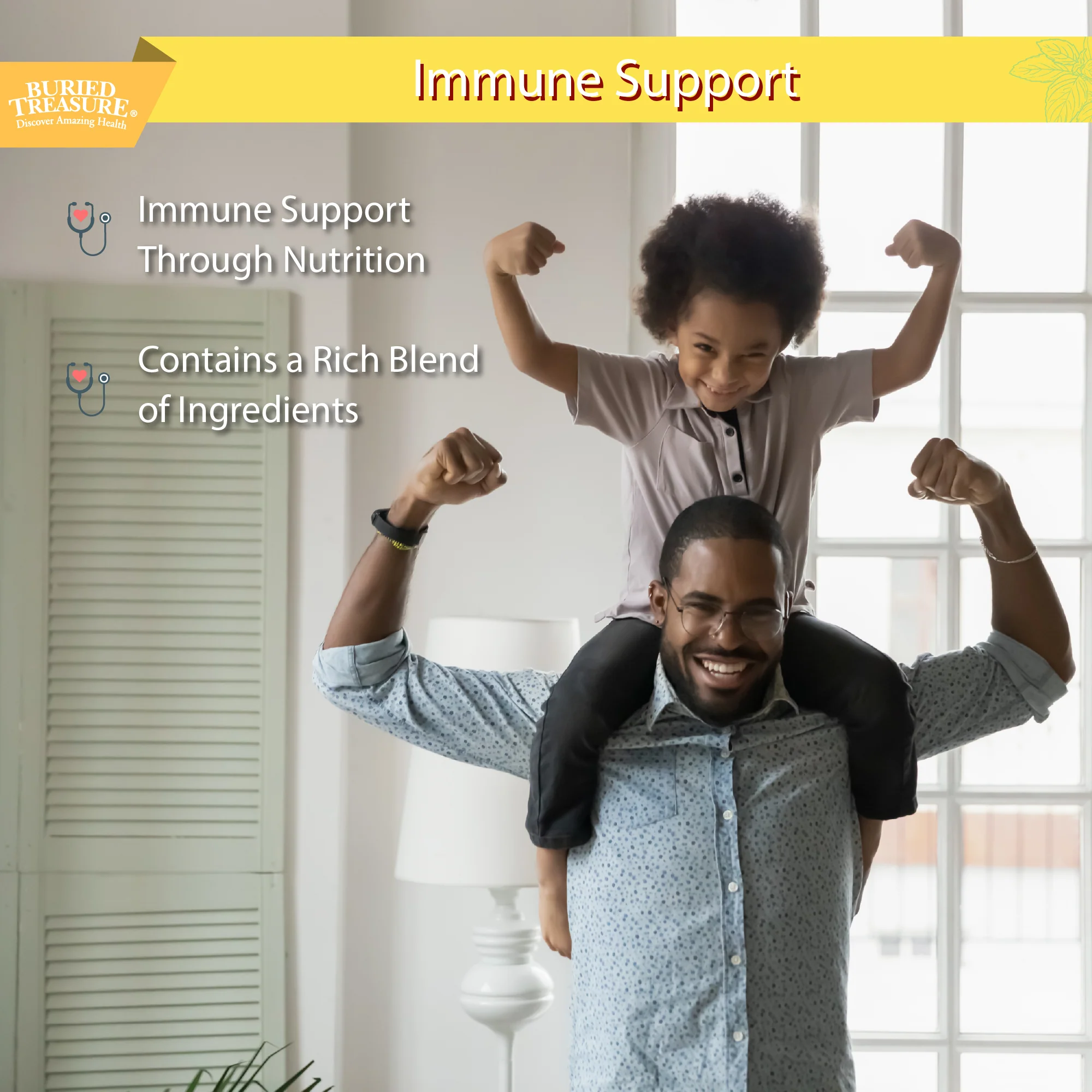 Buried Treasure Liquid Nutrients® ACF Children’s – Liquid Immune Support for Children | Raspberry Flavor | Sugar-Free - Image 3